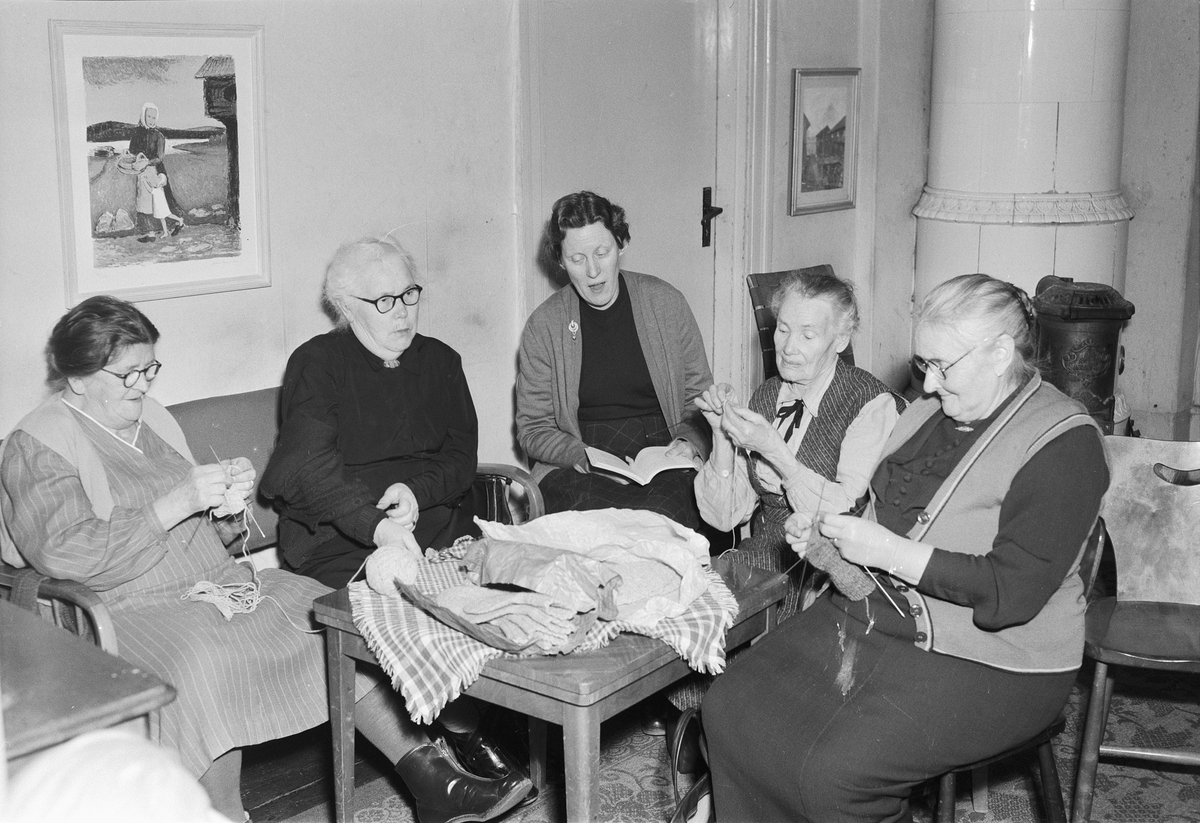 Pensionärsklubben "fredagsglädje", Fyrisgården, Uppsala 1951