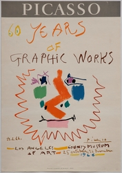 Picasso-60 years of  [Utstillingsplakat]