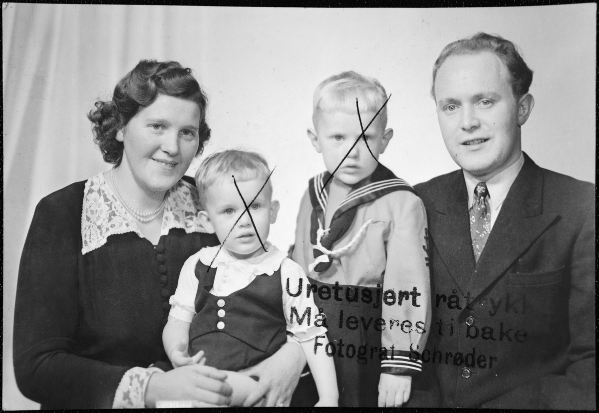 Steinar Solhaug med familie
