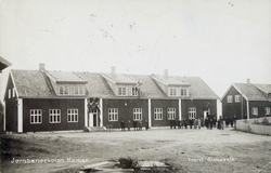 Postkort, Hamar, Jernbaneskolen på Disen, Just Brochs gate 1