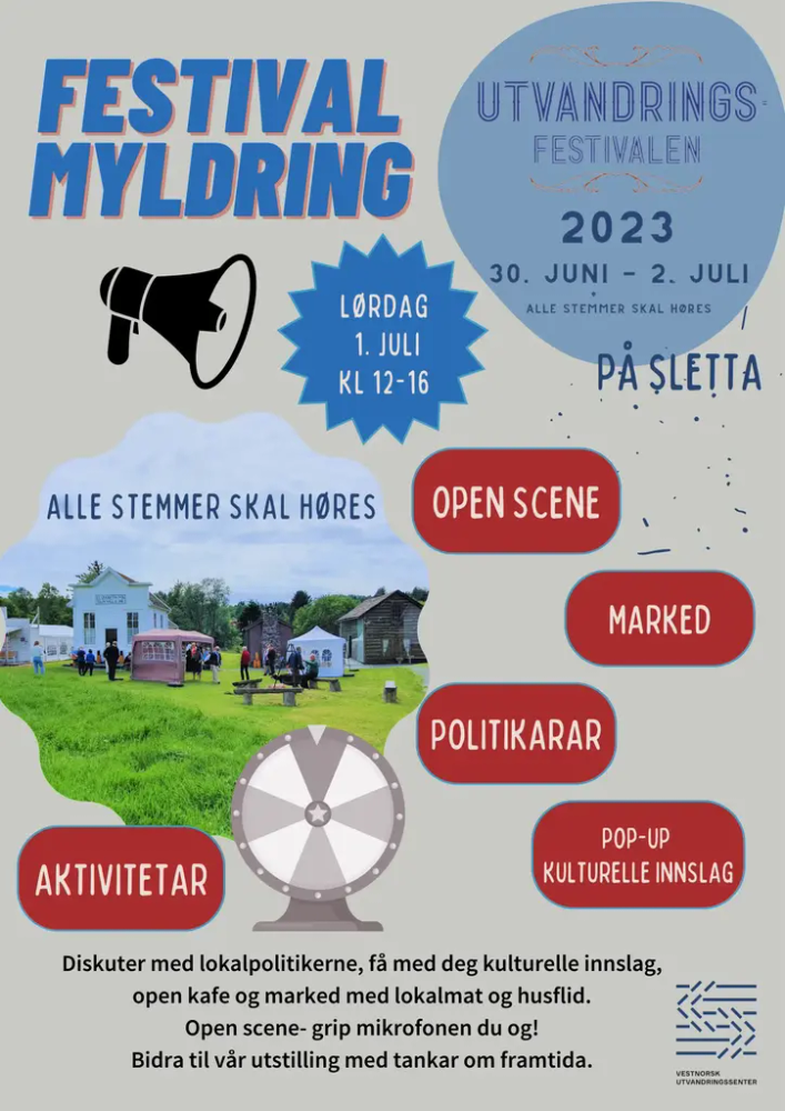 Festivalplakat med info om program