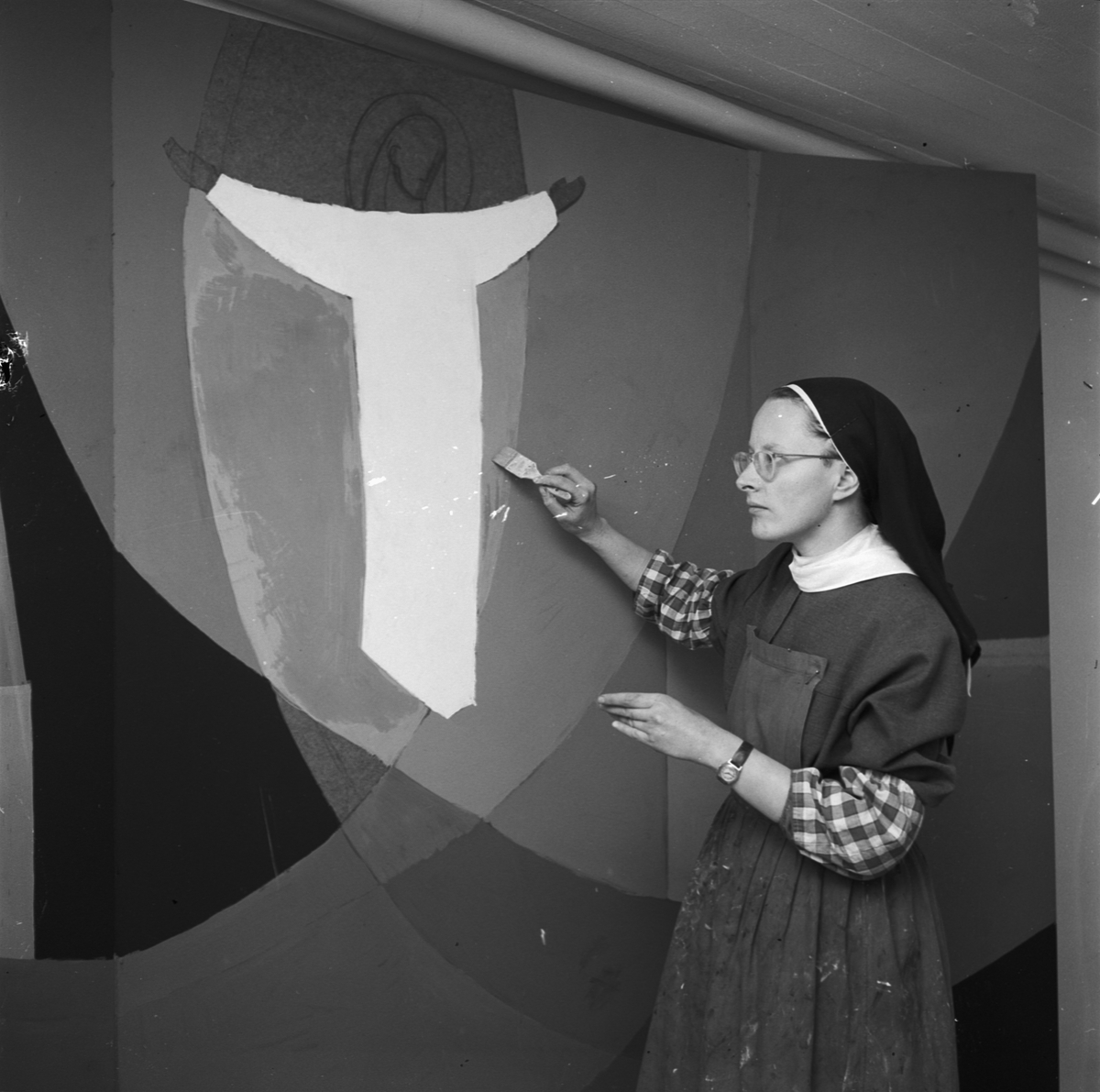 Källarkapell i Studentstaden, Uppsala 1957