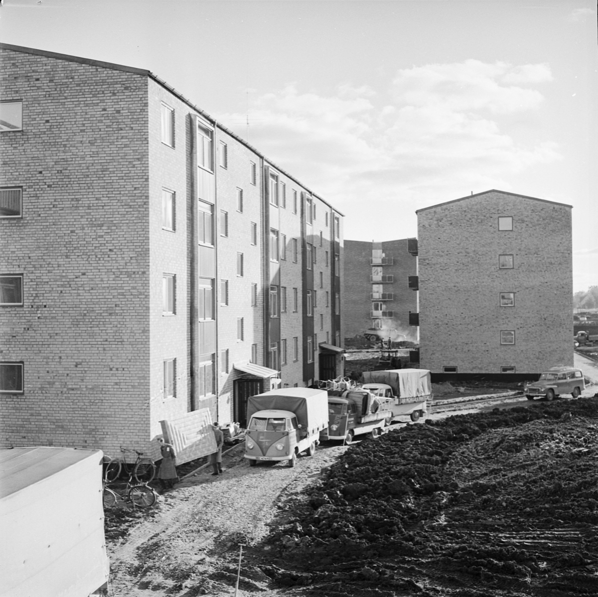 Karlsroområdet befolkat, barnstugan öppnar måndag, Uppsala 1960