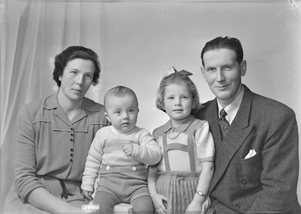 Paul Sande med familie