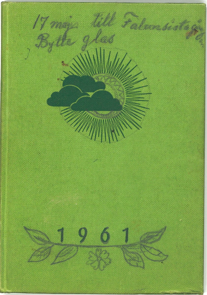 Dagbok efter Kerstin Hane i Norra Gröntuv år 1961