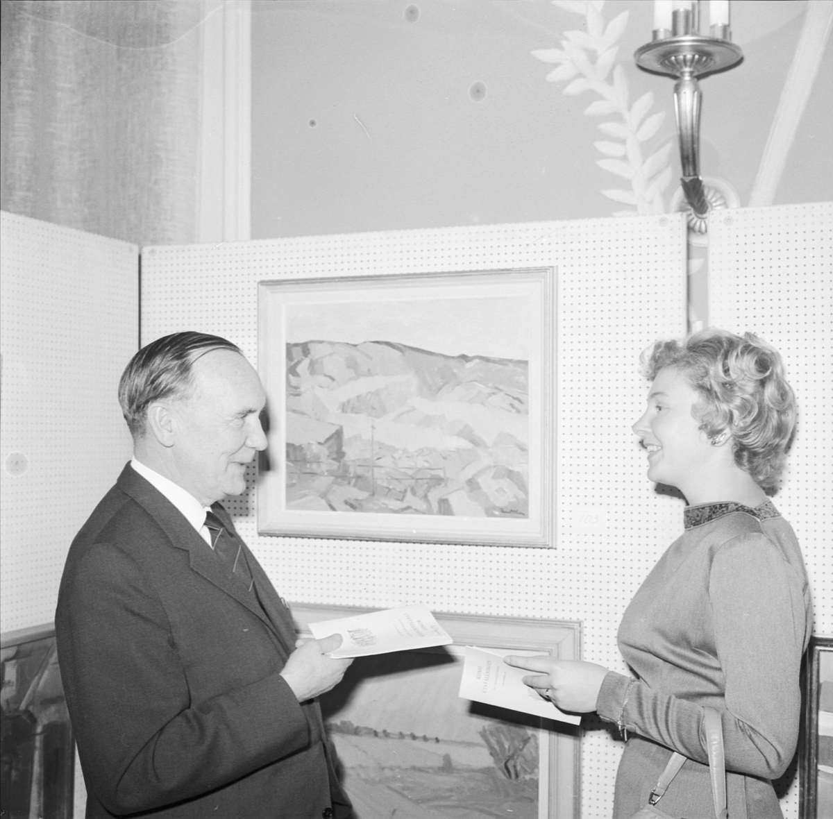 Värmlands nation, konstnärsinvasion till kulturvecka, Uppsala 1960