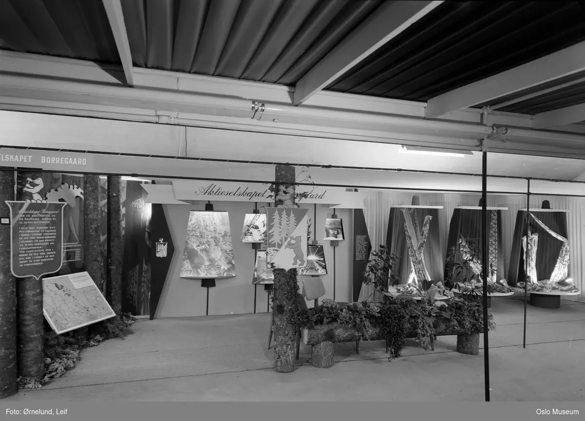 Tekstilmessen, interiør, utstilling, stand, a.s. Borregaard, tekstiler
