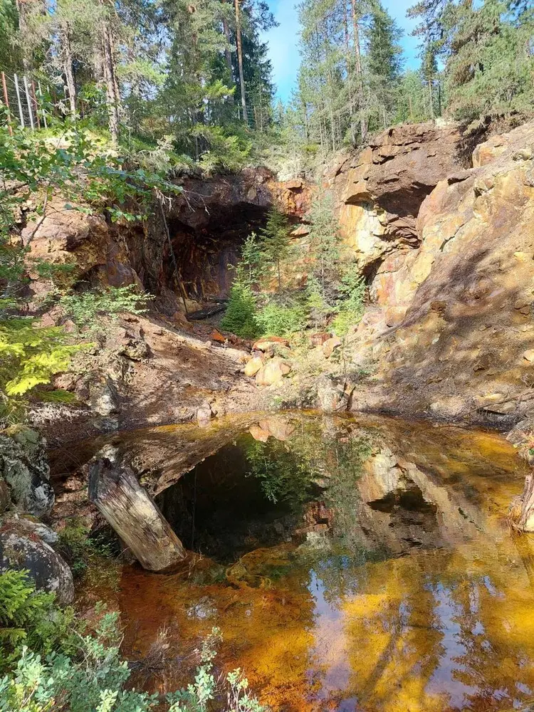 Grøsli gruve, i Flesberg kommune