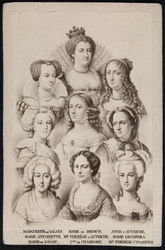 Franske adelskvinner.