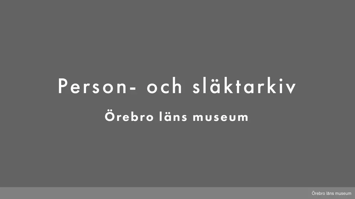 Hans-Göran Viktorssons personarkiv. 

Innehåller: 
Tidskrifter, utställningskataloger, tidningsklipp, fotografier, affisch, 1981-1993.