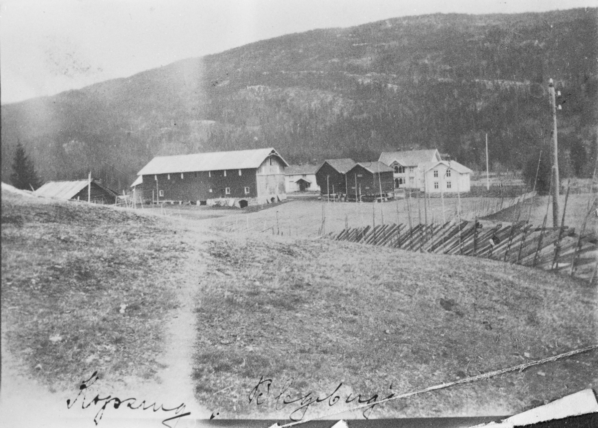 Nedre Kopseng i Eggedal, omkring 1915. 