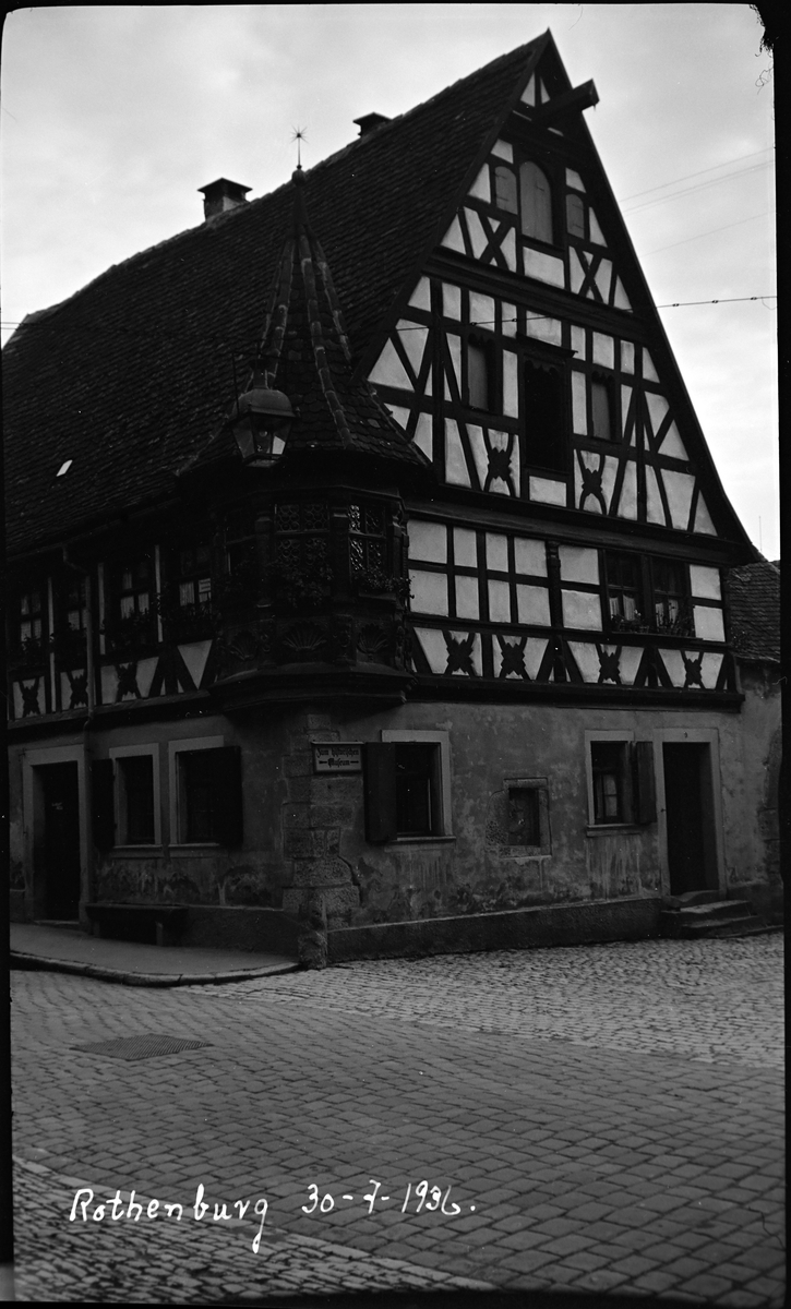 Hus i Rothenburg