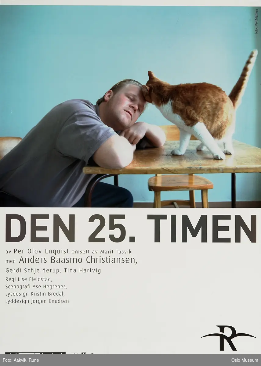 Den 25. timen (Riksteatret/Det Norske Teatret) [plakat]