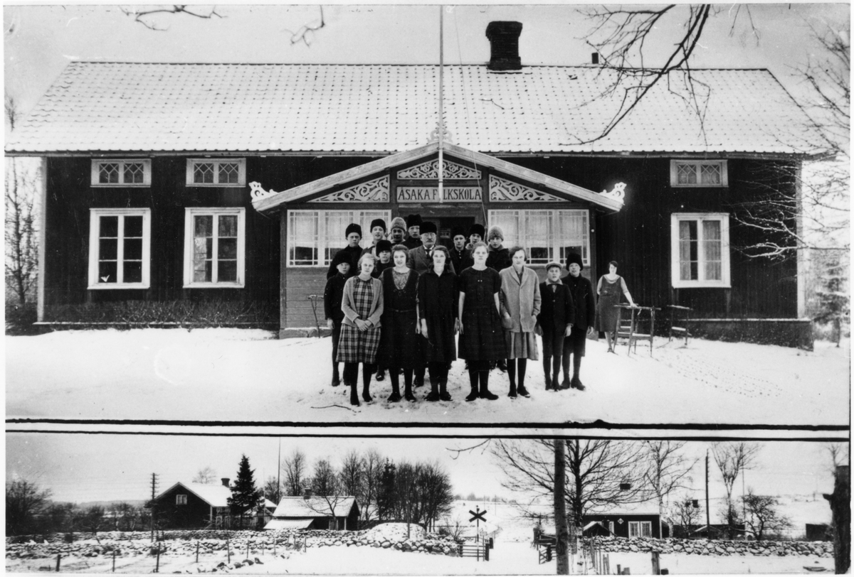 Vartofta Åsaka skola 1926. Åsaka folkskola