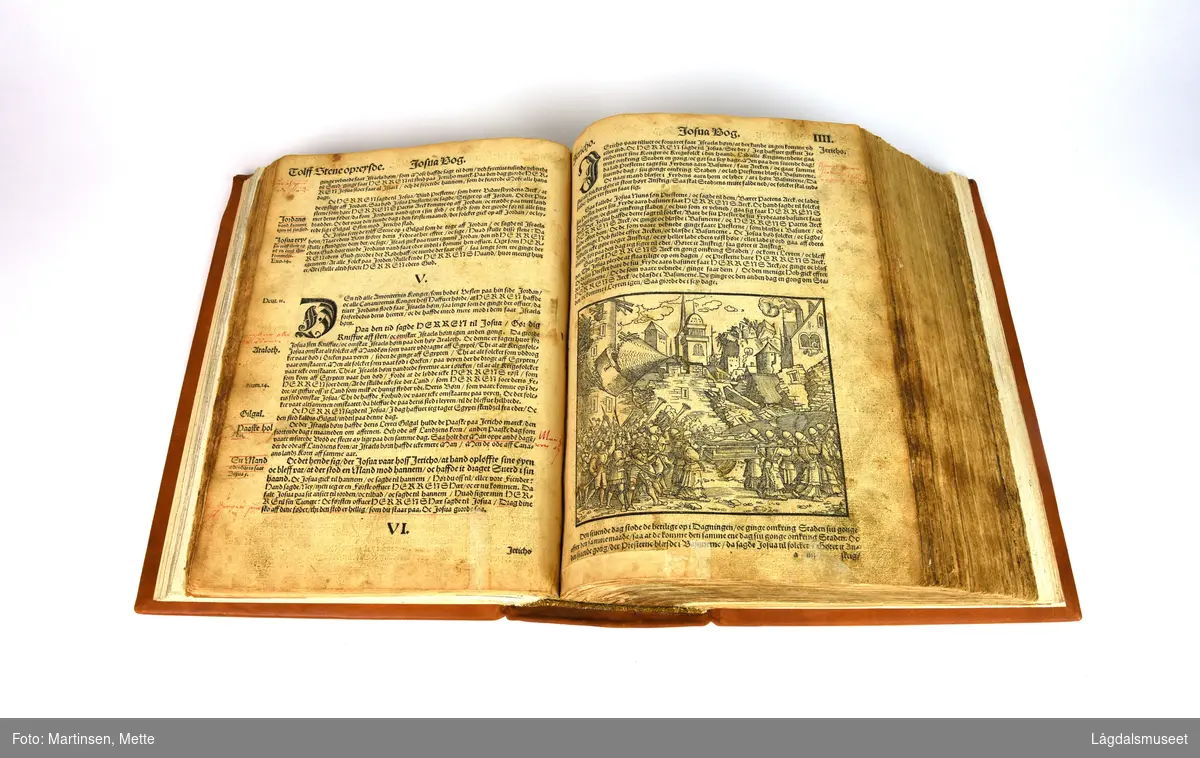 LMs bibel restaurert og innbundet på slutten av 1960-tallet. 101 nye ark er avfotografert og bundet inn sammen med originale ark.