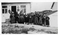 Gruppebilde - Sildeverkere på Ansnes ca. 1936