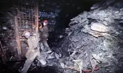 Bilder fra reportasje om gruveulykke i Barentsburg 18. septe