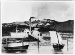Gjøvik dampsag og høvleri ( Hoff-saga) 1875 det nåværende Gj