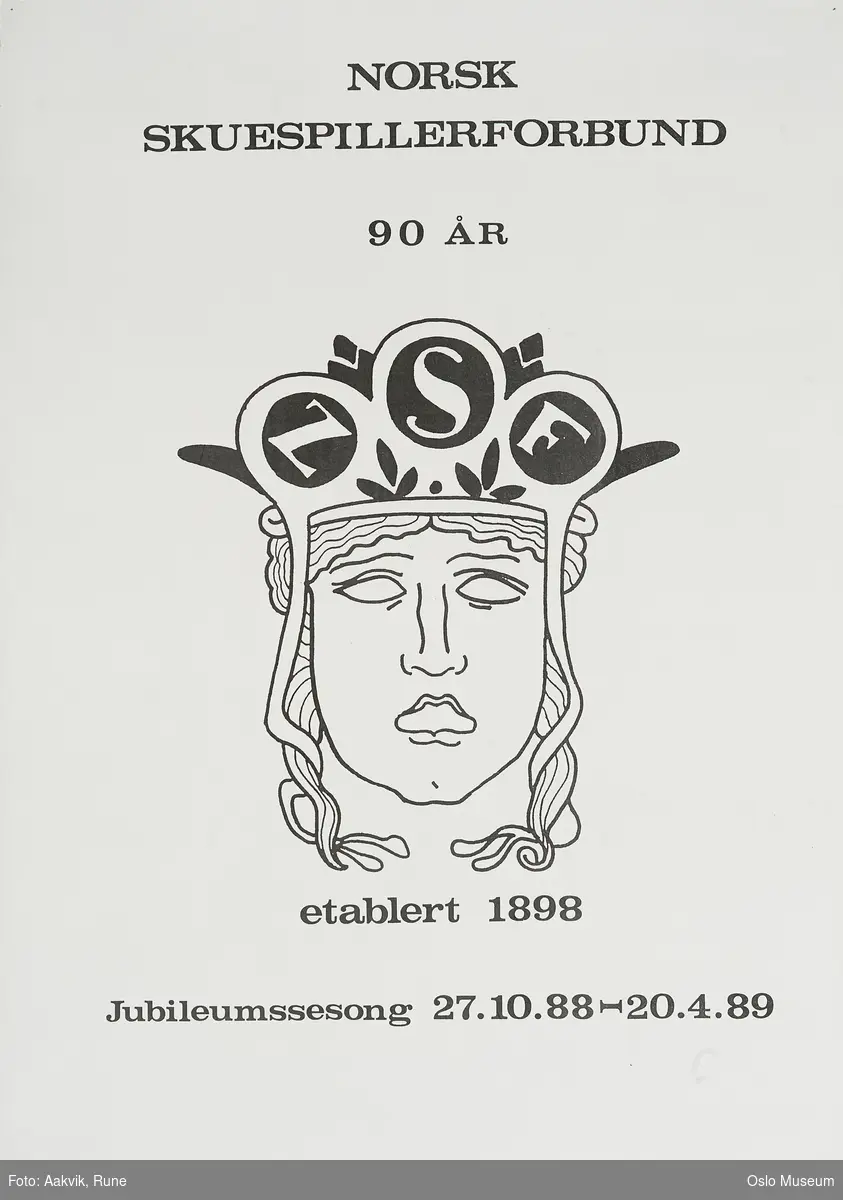 Norsk Skuespillerforbund 90 år  [papirkunst]