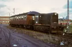 Borregaards Porter-lokomotiv nr. 1 med personvogn litra B24 