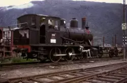 Utrangert damplokomotiv type 23a nr. 159 på Fagernes i Narvi