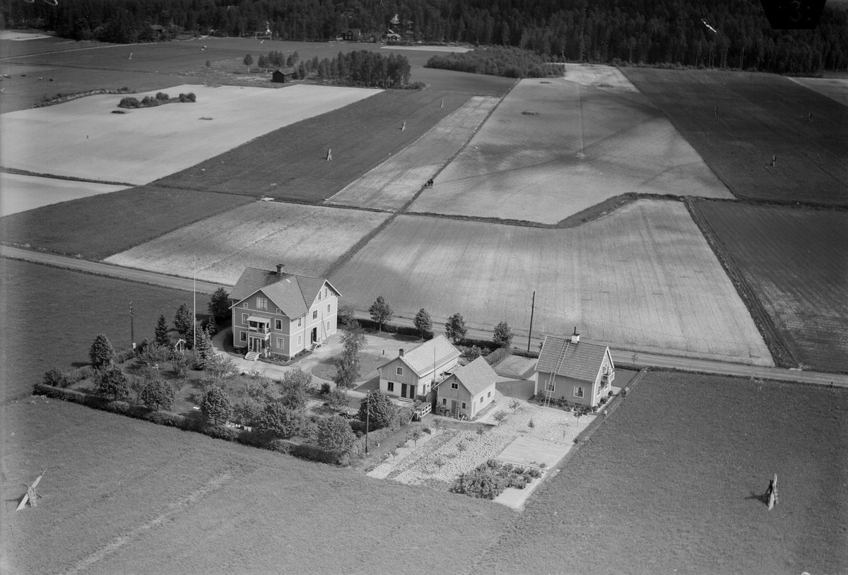 Flygfoto över Stora Skedvi.