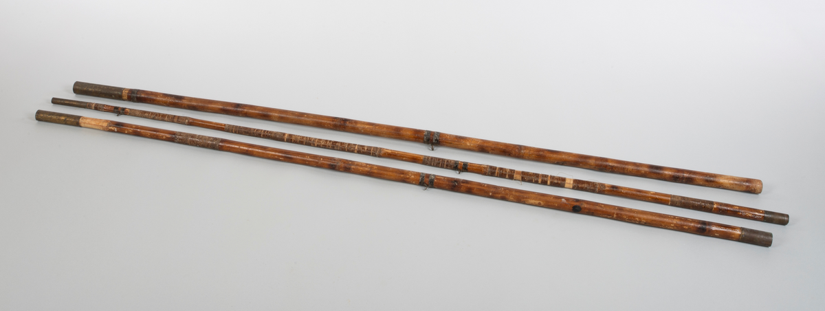 Bambusstang brukt til seifiske.
består av tre deler som settes sammen etter teleskopprinsippet