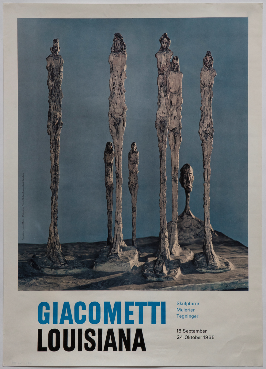 Giacometti Louisiana [Utstillingsplakat]