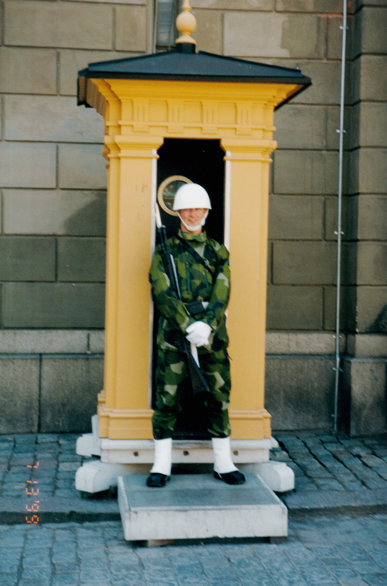 Högvakt med Hemvärnet i Skaraborg juli 1999.