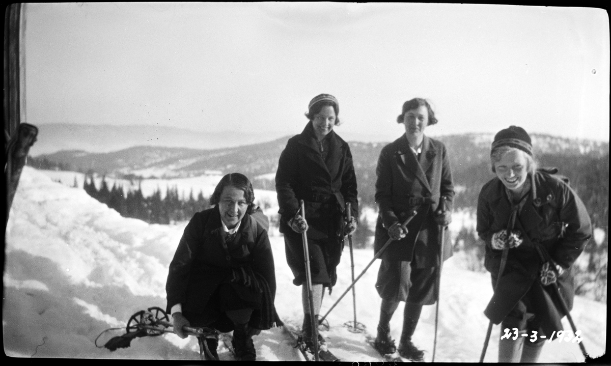 Kvinner på skitur