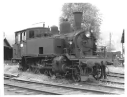 Hensatt damplokomotiv type 20b nr. 250 på Sundland ved Dramm
