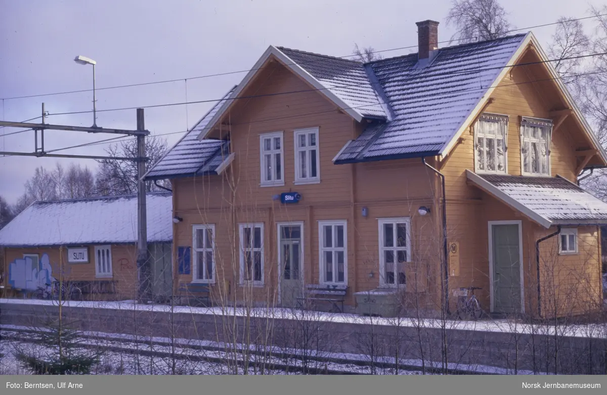 Slitu stasjon på Østfoldbanen Østre linje