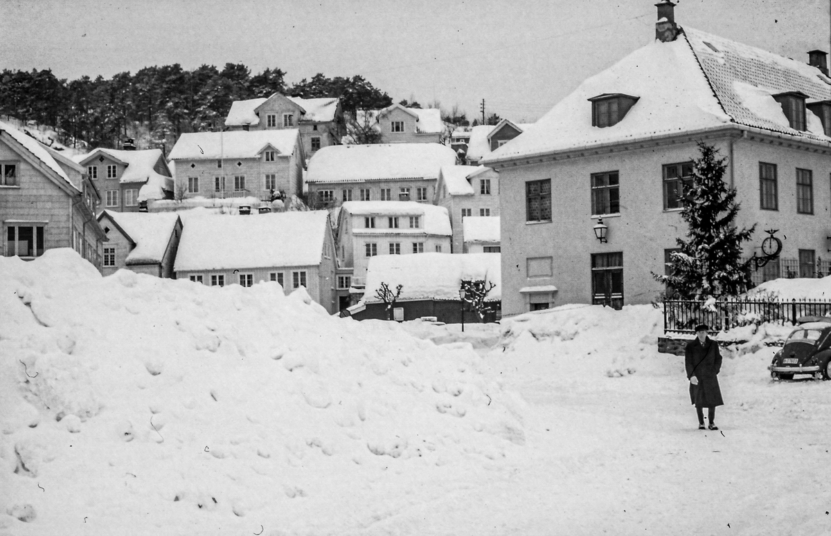 Jernbanesrasjonen. Mye snø. 1960-tallet