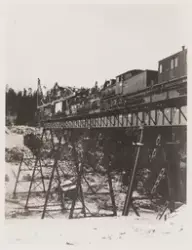Moripen viadukt under bygging