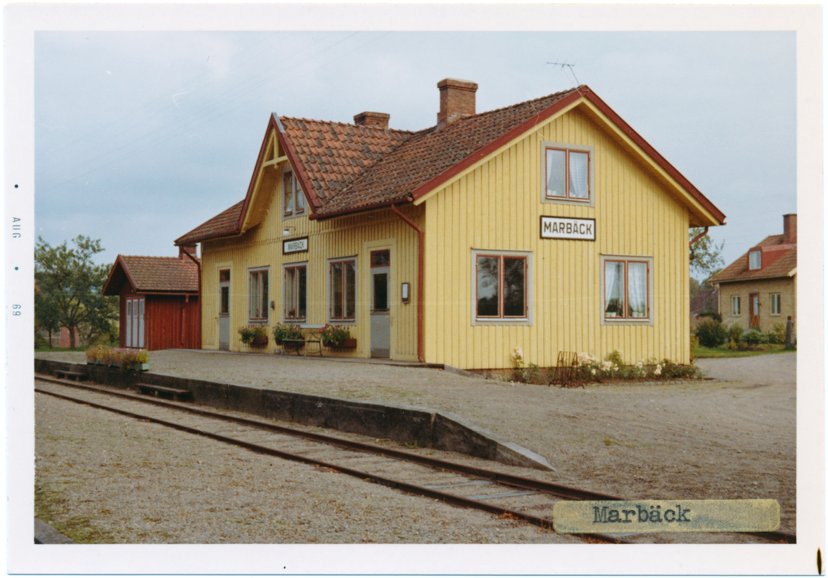 Marbäck station, byggd år 1889