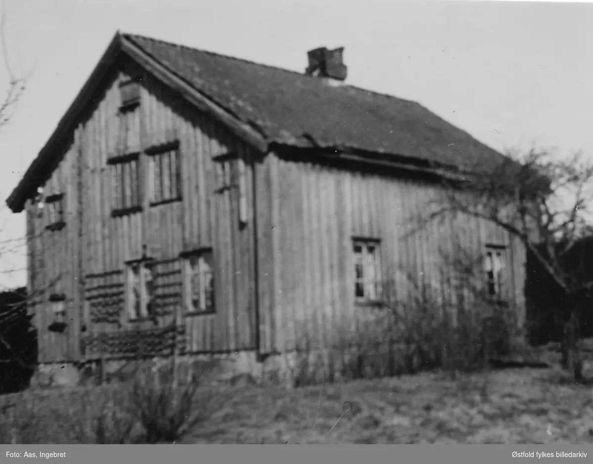 Våningshuset på gården Bergby nordre i Varteig 1928.