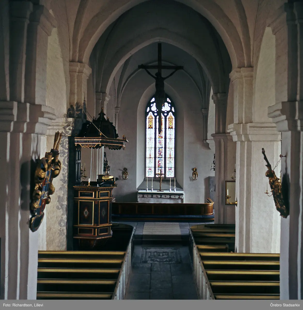 Interiör från Sköllersta kyrka