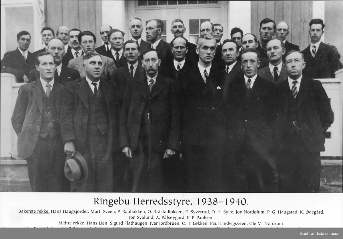 Ringebu Herredsstyre 1938-1940