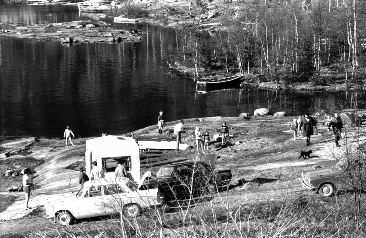 Camping på Flisestø, Hajern 1970