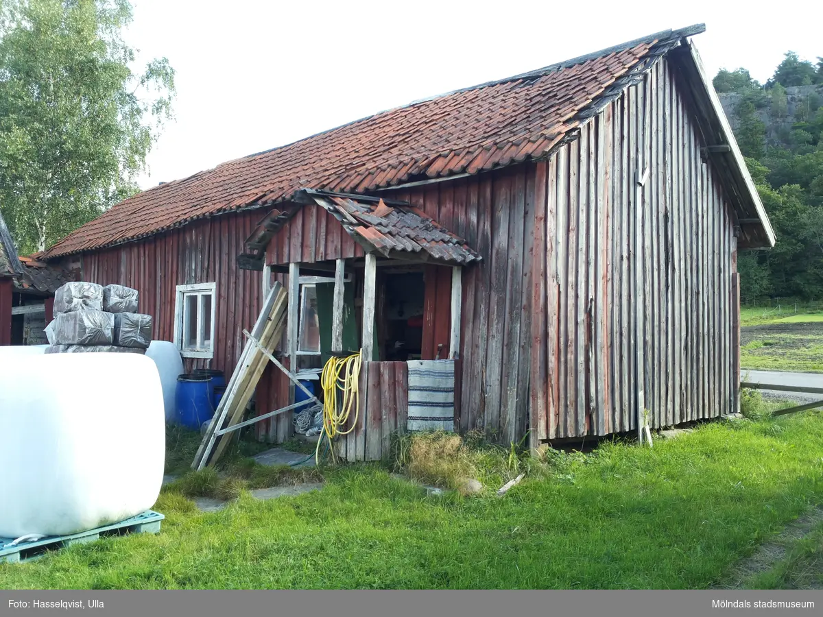 Bostadshus på fastigheten Lindome 2:37 i Lindome, Mölndals kommun, den 12 september 2013. Byggnadsdokumentation inför rivning.