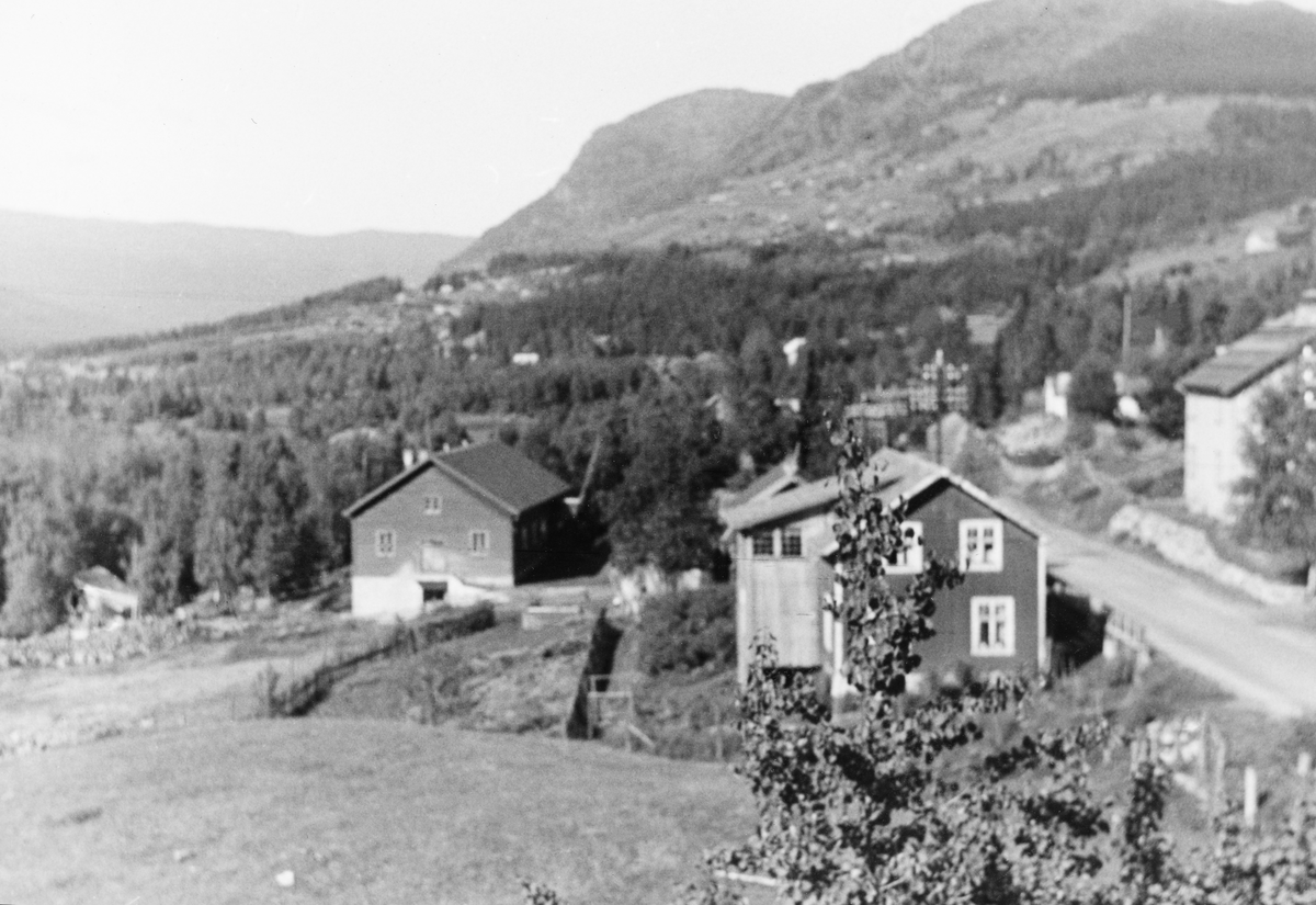 Ålsbygda oppover fra Ål. Hallingdal, Buskerud.