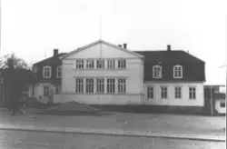 Domhuset,  rettssal, politikammer, kretsfengsel i Sarpsborg.