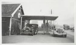 Oppvekst ved en bensinstasjon