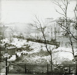 Handelsbygningens tomt, 1918