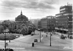 Oslo. Nationalteatret, Stortingsgaten.