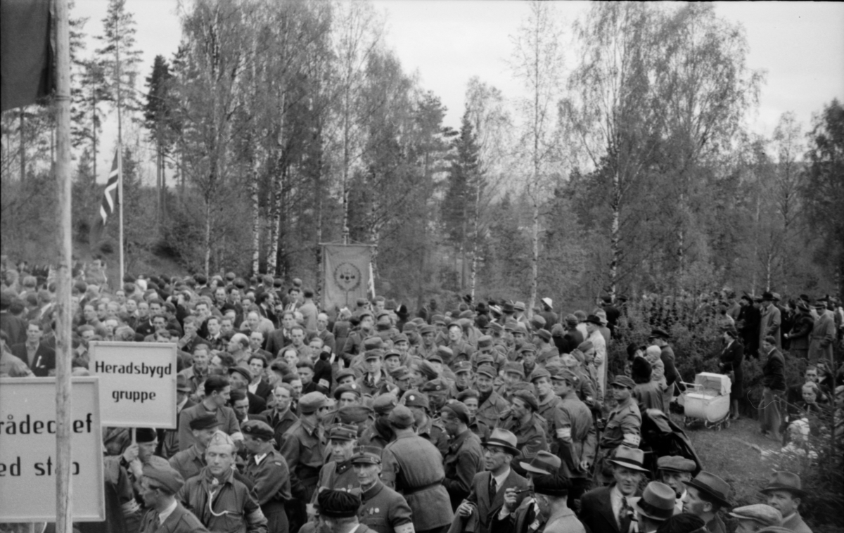 17. mai 1945. Christiansfjeld festning. 