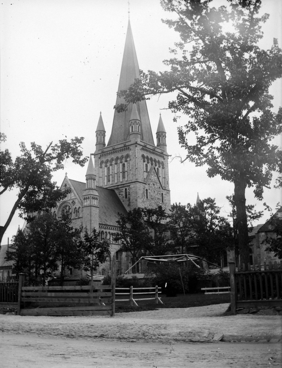Nidarosdomen kirke, domkirke. ca år 1900. 