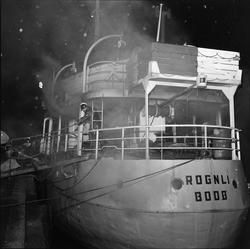 Brann ombord i båten Rognli av Bodø