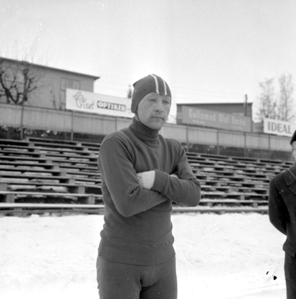 Boris Stenin, Sovjet, skøyteløper, Hamar Stadion.