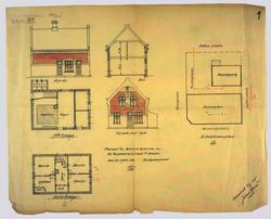 Planer til bageribygning for Hr. Telegrafbestyrer P. Waldal 
